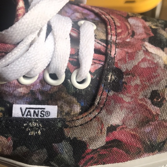 Women’s floral print Vans sneakers shoes size 10 very good condition - Picture 6 of 6